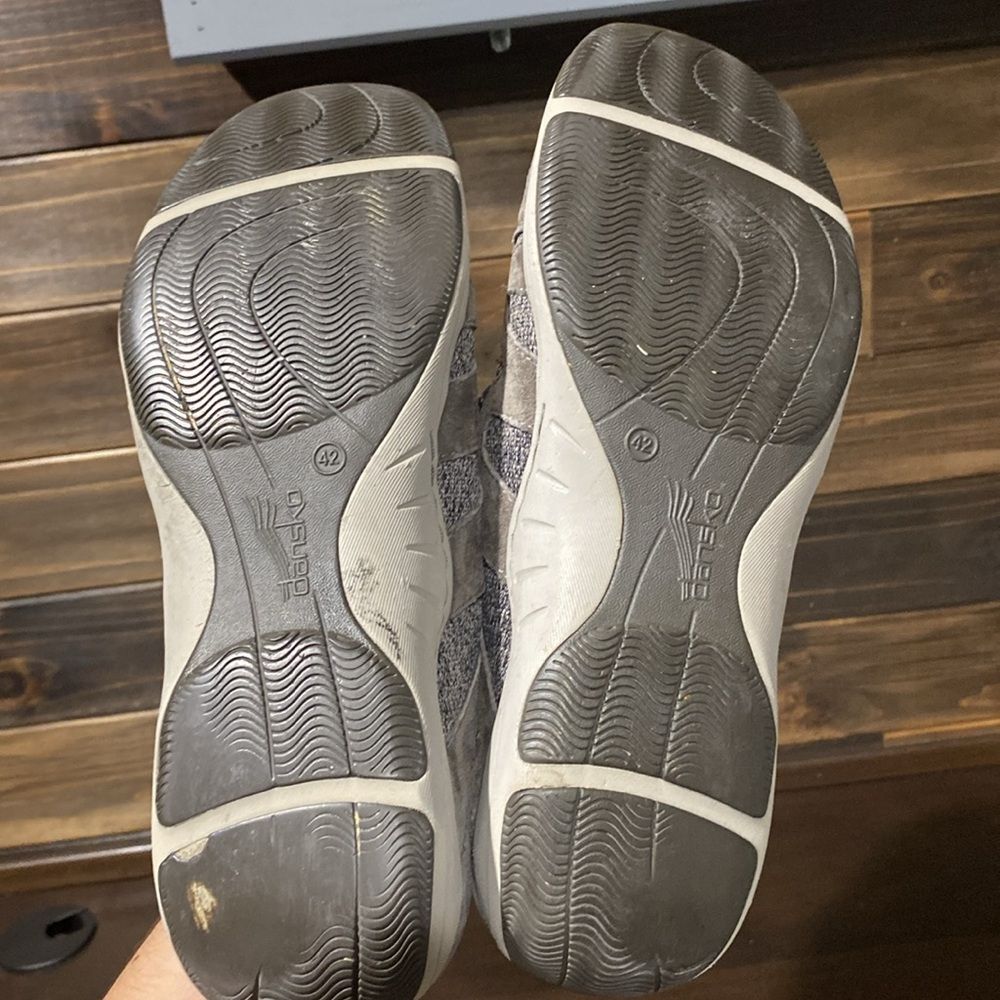 Dansko Charcoal Gray Holland Adjustable Laces Slip On Sneaker Size 11 (42) - Picture 11 of 12